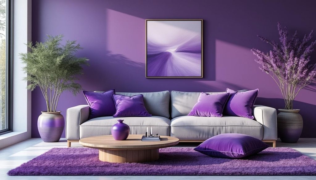 découvrez la signification profonde de la couleur violet et comment ses bienfaits peuvent transformer votre décoration intérieure en apportant élégance, sérénité et mystère.