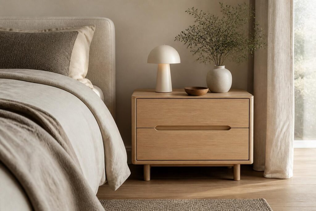 découvrez notre sélection de tables de chevet design alliant élégance italienne, charme du bois et style scandinave pour sublimer votre chambre avec raffinement.