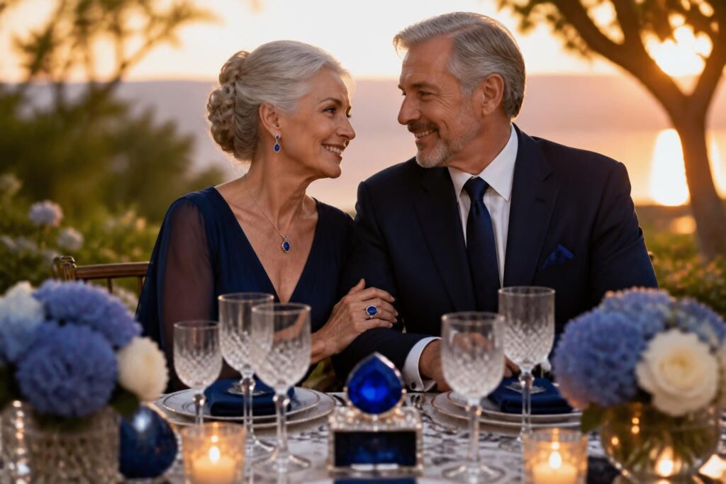 découvrez la signification des noces de saphir, combien d'années de mariage elles célèbrent, et trouvez des idées cadeaux originales pour marquer cet anniversaire unique.