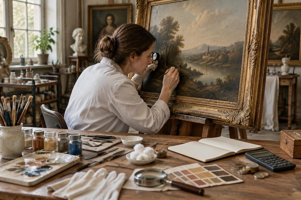 découvrez le prix de restauration d’un tableau ancien à l’huile, les facteurs qui influencent le budget et les conseils pour choisir un restaurateur qualifié.