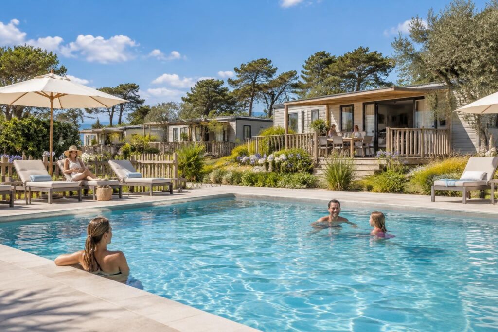 découvrez notre camping 5 étoiles à saint-pair-sur-mer : mobil-homes confortables, piscine et hébergements d’exception pour des vacances en bord de mer.