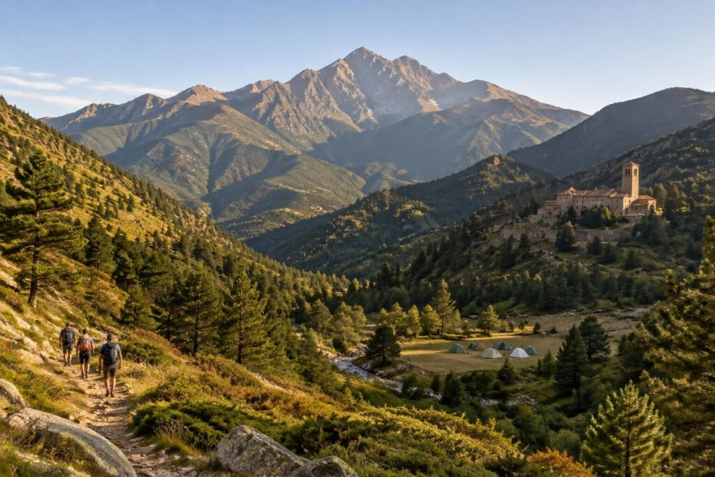 explorez le canigou et les pyrénées-orientales : randonnées, abbayes, paysages grandioses et campings pour un séjour au cœur des pyrénées.