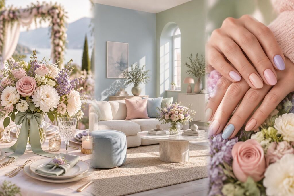 découvrez comment adopter les couleurs pastel pour un mariage, une peinture murale douce ou une manucure élégante, avec des idées inspirantes.
